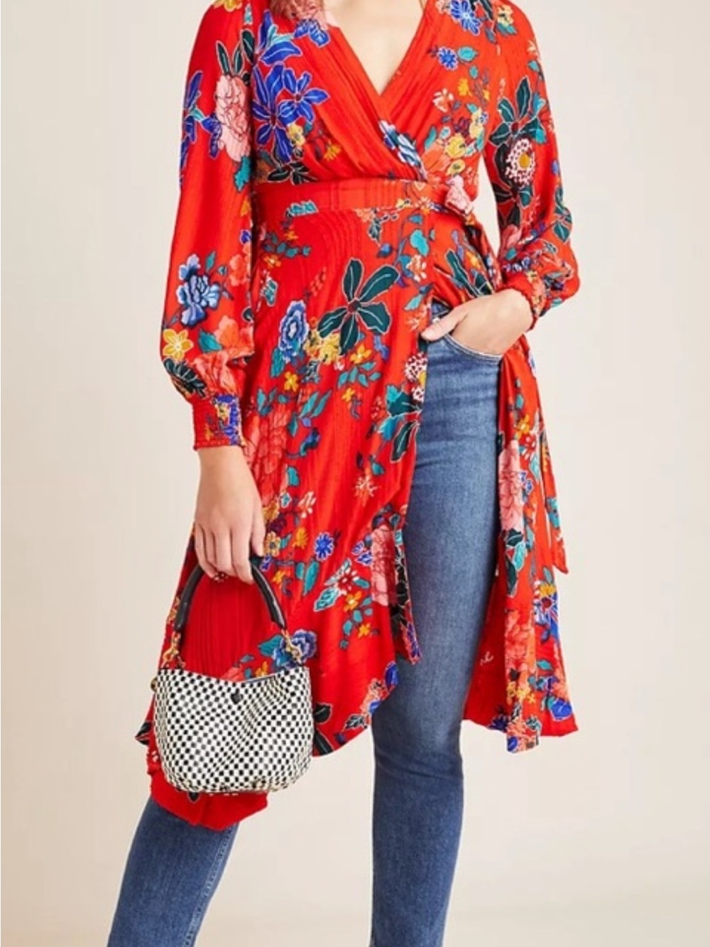 Anthropologie Boswell Wrap Dress